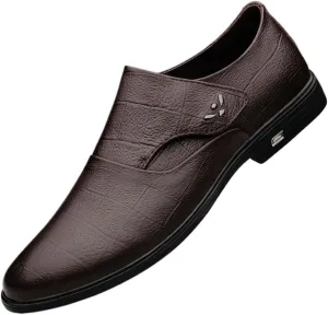 Mens Derby Shoes Luxury Office Comfortable Loafers Classic Business Dress Shoes
