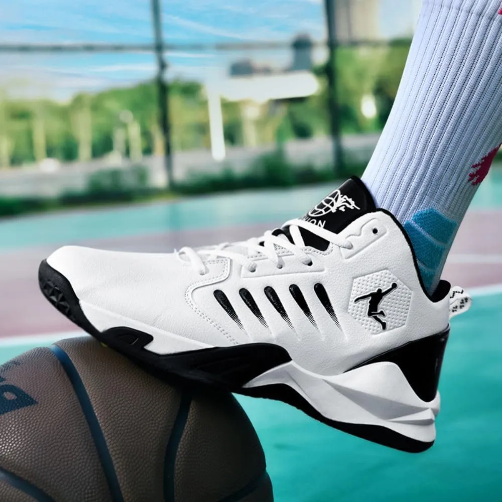 Men's Fashion Sneakers Breathable Running Shoes Arch Support Basketball Shoes Non Slip Sport Shoes