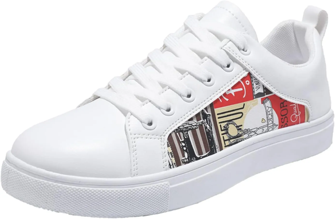Men's Fashion Sneakers Men Retro All Casual Shoes Small White Shoes Trendy Skate Shoe