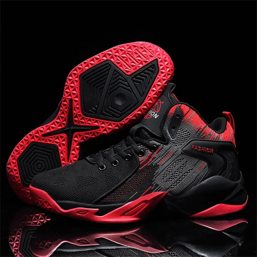 Men's High Top Impact-Absorbing Non-Slip Abrasion-Resistant Basketball Shoes Fashion Running Walking Sneakers Athletic Trainers