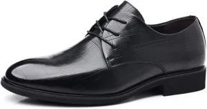 Men's Lace-Up Oxford Shoes Soft Leather Dress Shoes for Weddings Formal Fashion Wingtip Brogue Shoes