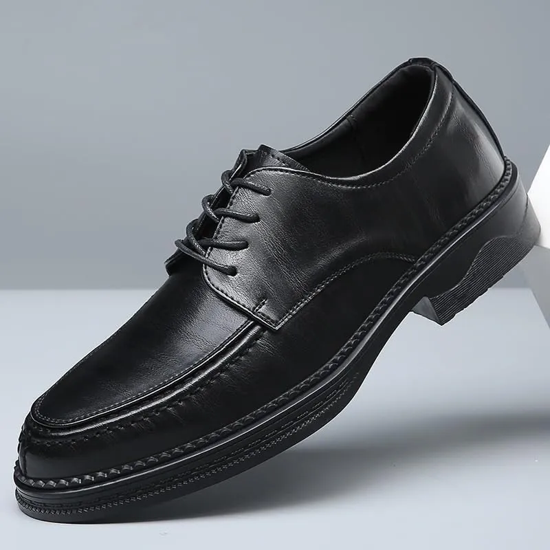 Men's Lace-Up Tuxedo Shoes Patent Leather Formal Dress Shoes Comfortable Office Wear Mens Derby Shoes(Black,10)