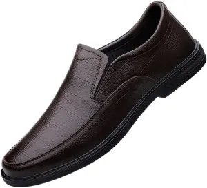 Mens Loafers Modern Classic Formal Men's Leather Dress Shoe