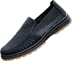 Men's Non Slip Barefoot Minimalist Shoes Casual Sneaker Mesh Breathable Walking Shoe Lightweight Barefoot Shoes