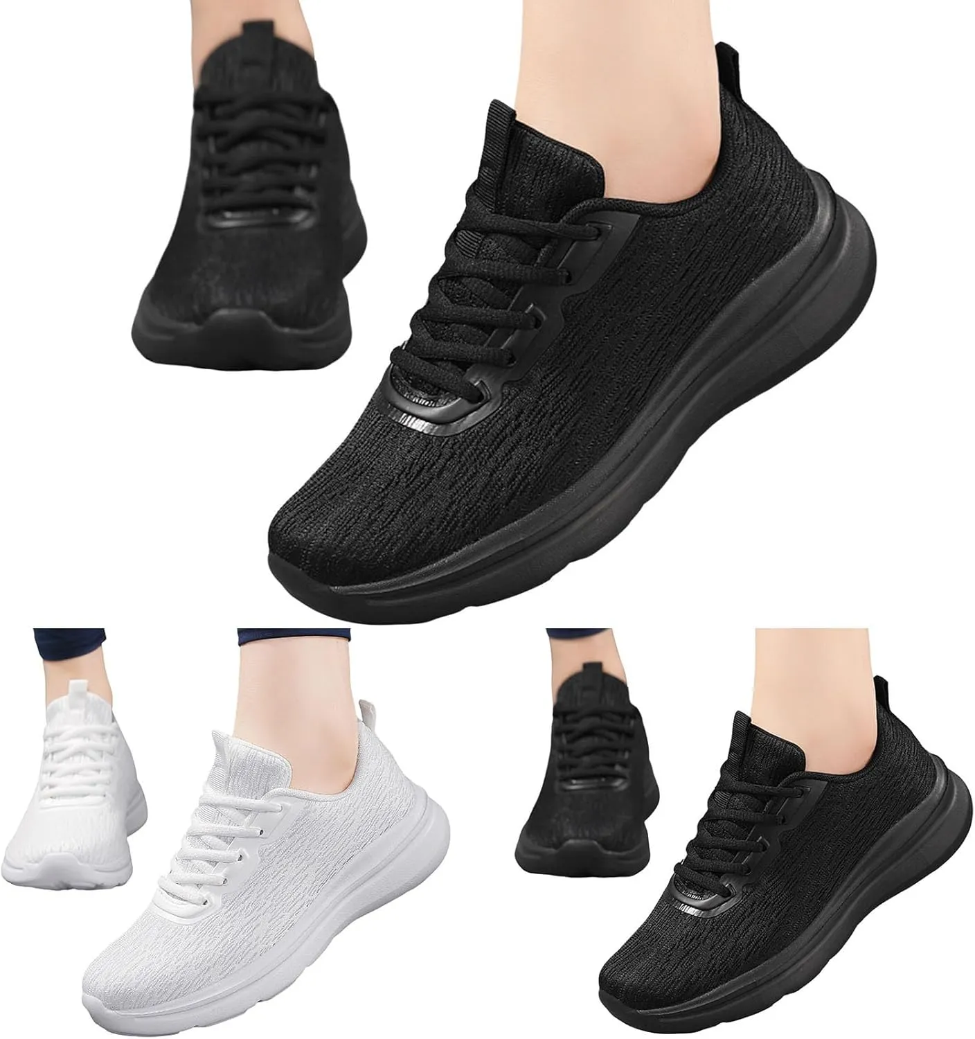 Men's Non Slip Tennis Sneakers Lightweight Breathable Walking Shoe Gym Tennis Non Slip Work Sport Shoes for Men