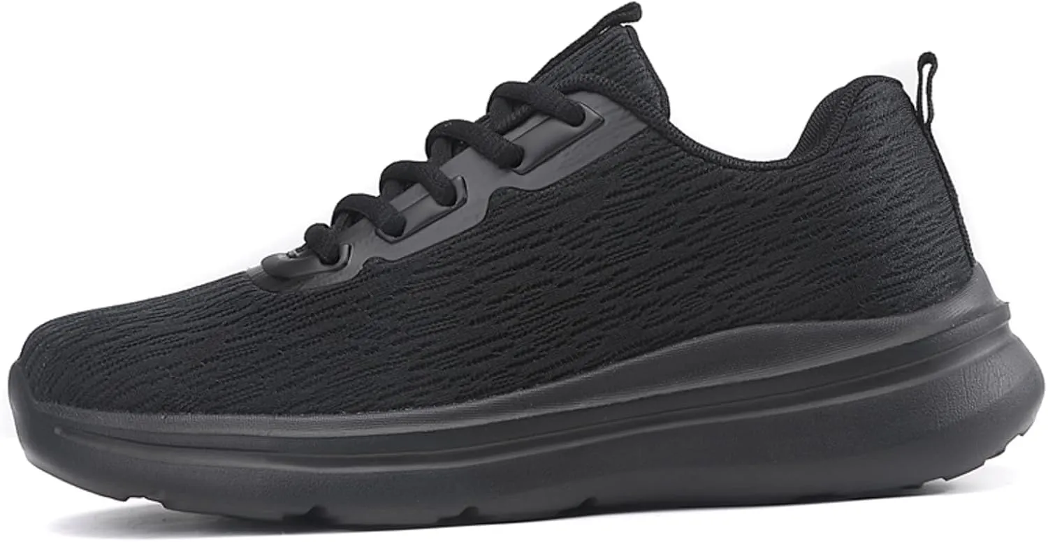 Men's Non Slip Tennis Sneakers Lightweight Breathable Walking Shoe Gym Tennis Non Slip Work Sport Shoes for Men
