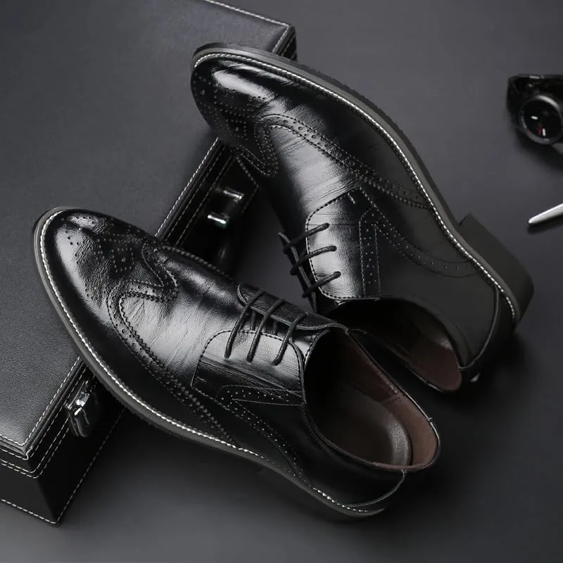 Men's Patent Leather Dress Shoes Mens Formal Business Casual Oxford Shoes Fashion Wedding Tuxedo Shoes for Men(10)
