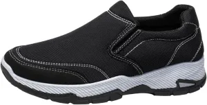 Mens Slip On Men's Fashion Solid Color Breathable Casual Shoes One Foot Stirrup Non Slip Soft Sole Walking Shoes