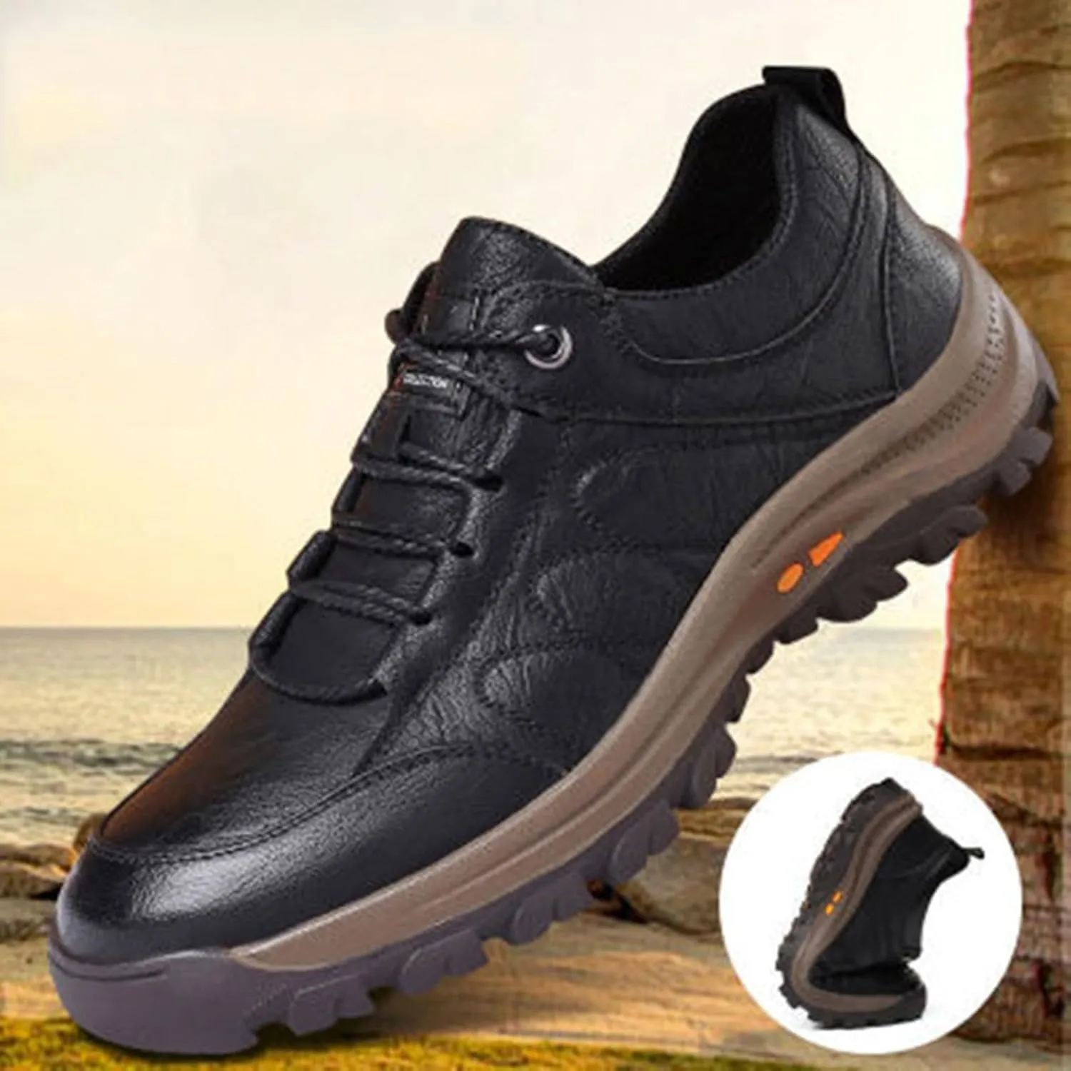 Men's Slip Shoes and Winter Single Cotton Casual Shoes Men's Hiking Sneakers Cotton Thickened and Warm