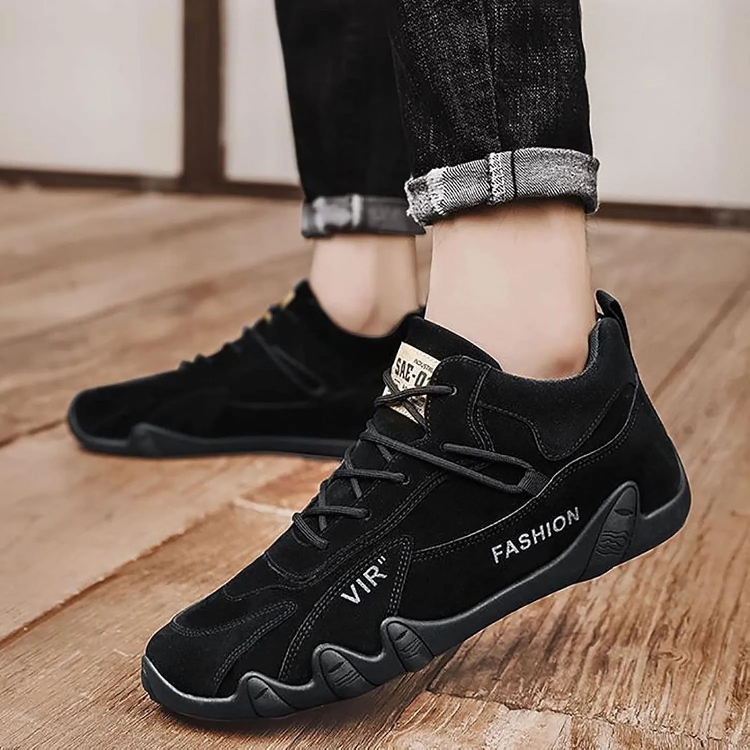 Mens Tennis Shoes Sports Shoes for Men Popular Labor Work Wear High Top Board Casual Leisure
