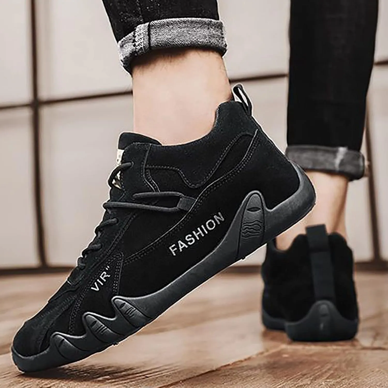 Mens Tennis Shoes Sports Shoes for Men Popular Labor Work Wear High Top Board Casual Leisure