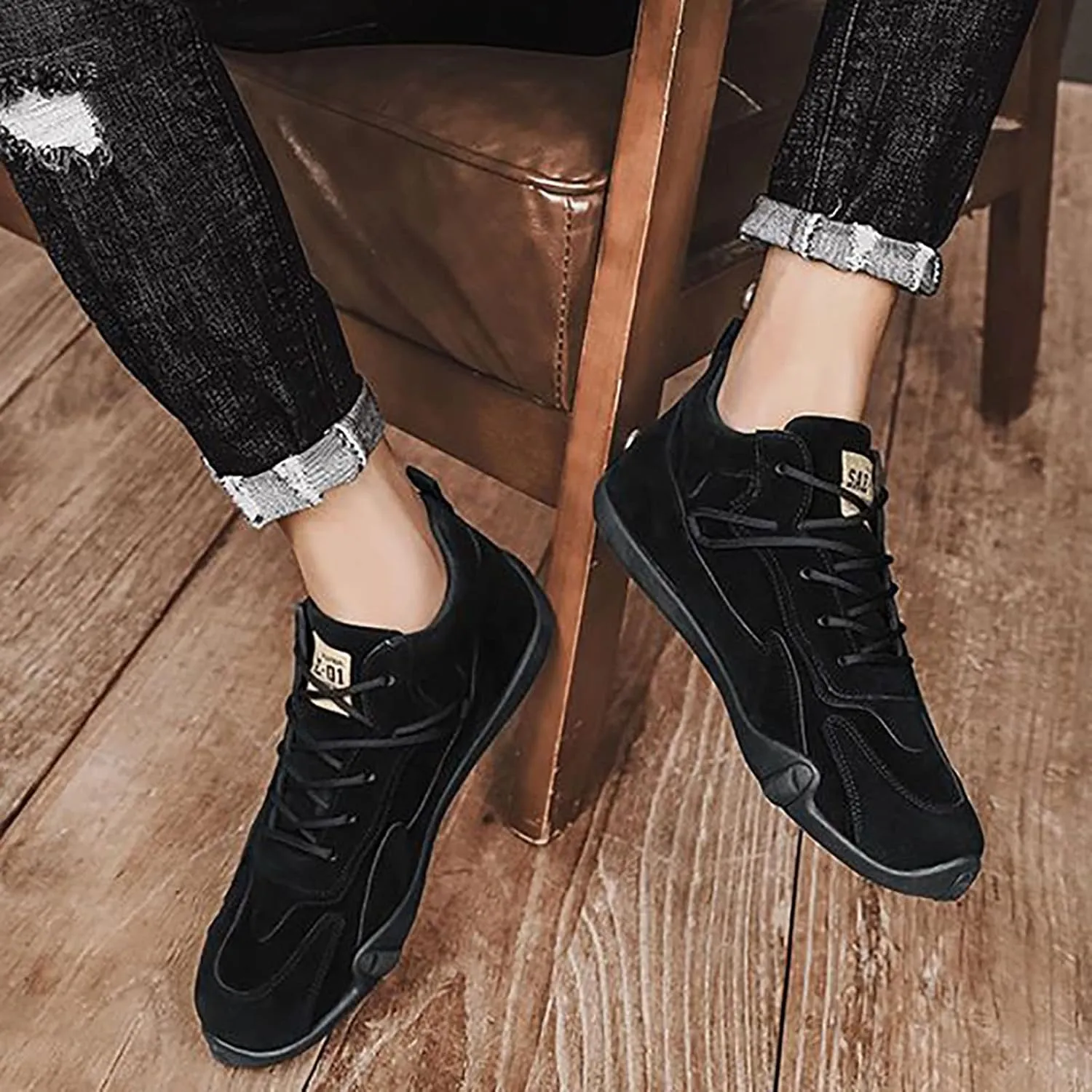 Mens Tennis Shoes Sports Shoes for Men Popular Labor Work Wear High Top Board Casual Leisure
