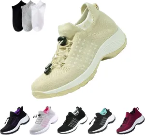 New Comfortwear Ortho Stretch Cushion Shoes for Women, Comfort Wear Ortho Stretch Cushion Shoes Breathable Shoes