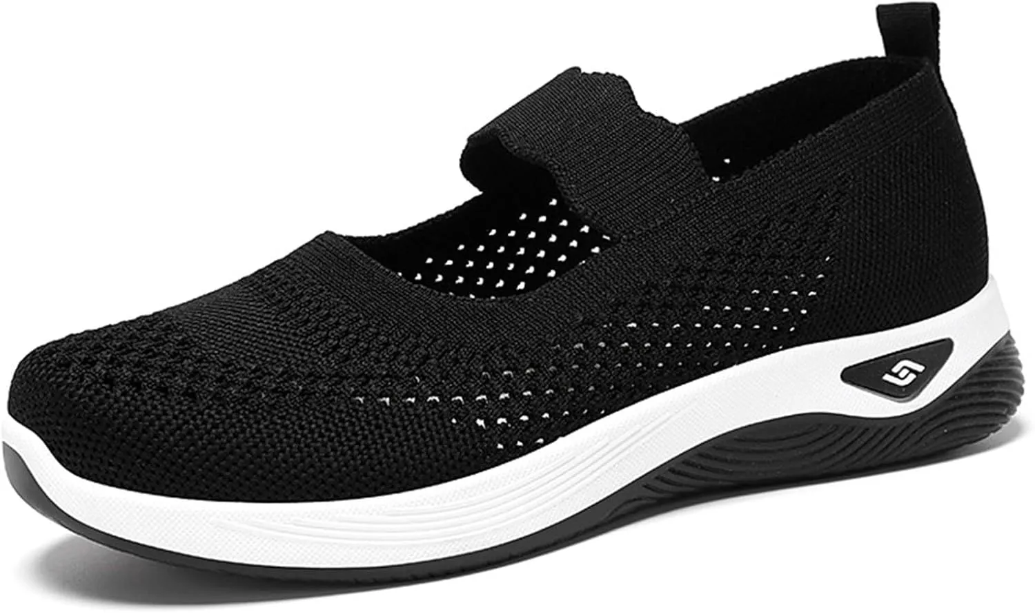 Non Slip Work Shoes Women Fashion Casual Work Shoes Chunky Sneakers Women's Soft Sole Mesh Comfort Orthopedic Basketball Shoe Grip Loafers Casual Slip On