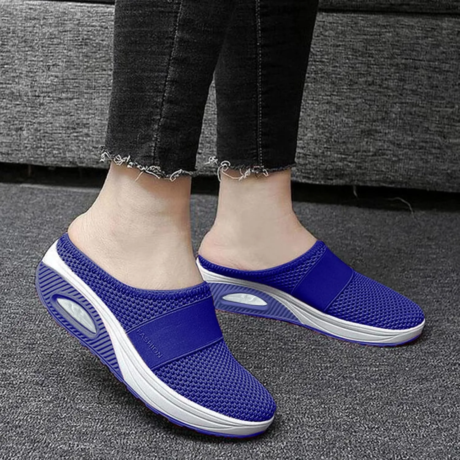 Non Slip Work Shoes Women Mesh Casual Shoes for Fall White Platform Sneakers Sneakers Walking Memory Foam Athletic Waterproof Tennis Shoe Loafers Casual Slip On
