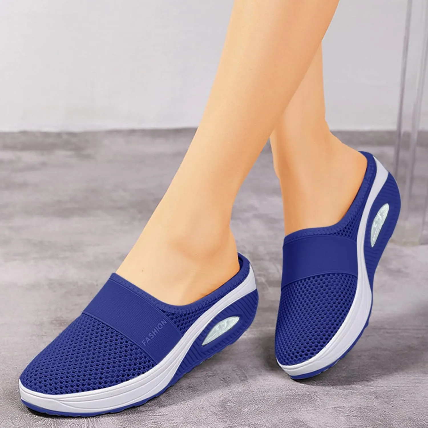 Non Slip Work Shoes Women Mesh Casual Shoes for Fall White Platform Sneakers Sneakers Walking Memory Foam Athletic Waterproof Tennis Shoe Loafers Casual Slip On