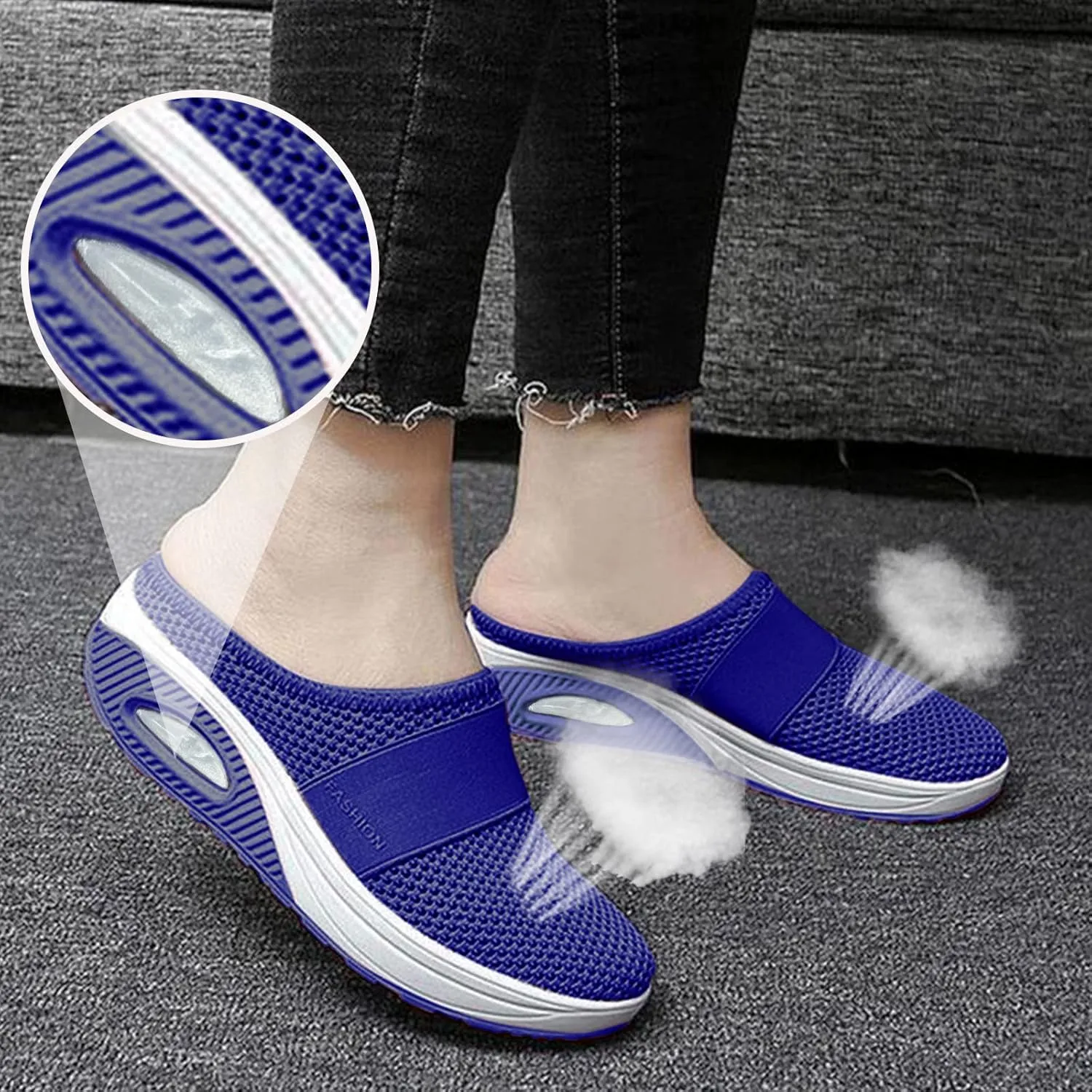 Non Slip Work Shoes Women Mesh Casual Shoes for Fall White Platform Sneakers Sneakers Walking Memory Foam Athletic Waterproof Tennis Shoe Loafers Casual Slip On