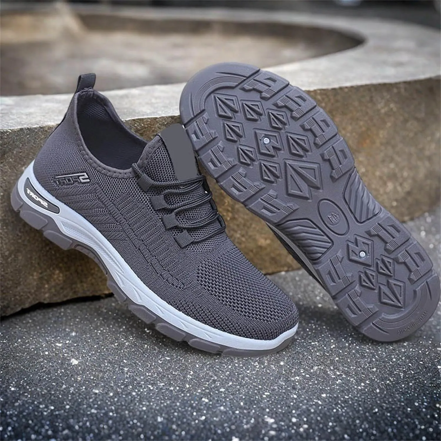 Orthopedic Shoes Slip On Mesh Breathable Wide Toe Box Sneakers Arch Support Non-Slip Walking Sneakers Gym Tennis Athletic Workout Trainer Comfortable Diabetes Shoes