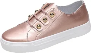 Platform Sneakers for Women Fashion Slip On Canvas Shoes Summer Casual Closed Toe Low Top Walking Flats Loafers Comfortable Breathable Lightweight Sneakers