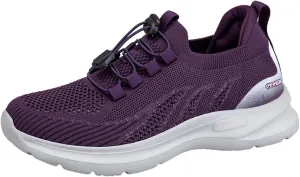Platform Sneakers for Women Slip On Women's Slip On Shoes Size 6.5 Wide Black Non Slip Nurse Shoes for Women Womens Sneakers Black Sole Extra Wide Width Women's Diabetic Athletic Slip On Shoes