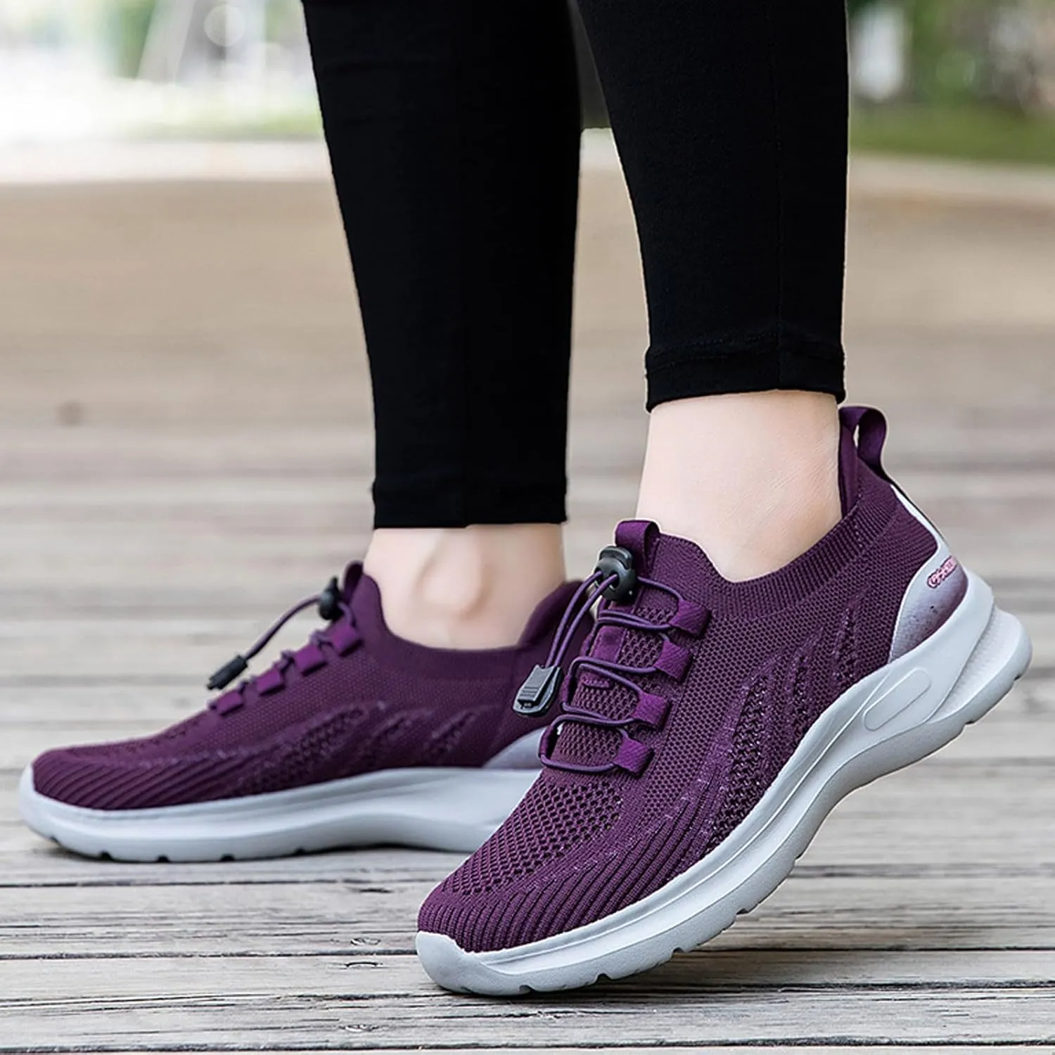 Platform Sneakers for Women Slip On Women's Slip On Shoes Size 6.5 Wide Black Non Slip Nurse Shoes for Women Womens Sneakers Black Sole Extra Wide Width Women's Diabetic Athletic Slip On Shoes