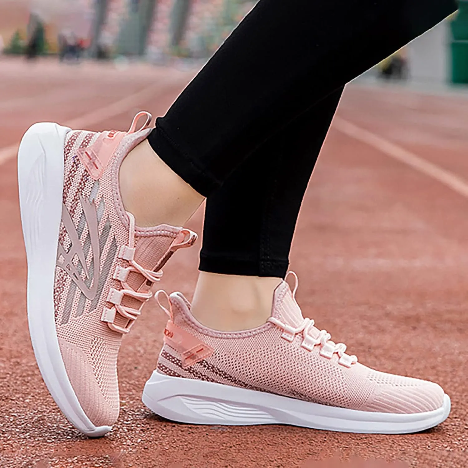 Platform Wide Sneakers for Women Fashion Womens Running Shoes Size 9 Narrow Womens Slip On Athletic Shoes Wide Width Slip On Sneakers Women Arch Support White Size 9 Women's Slip Resistant Shoes