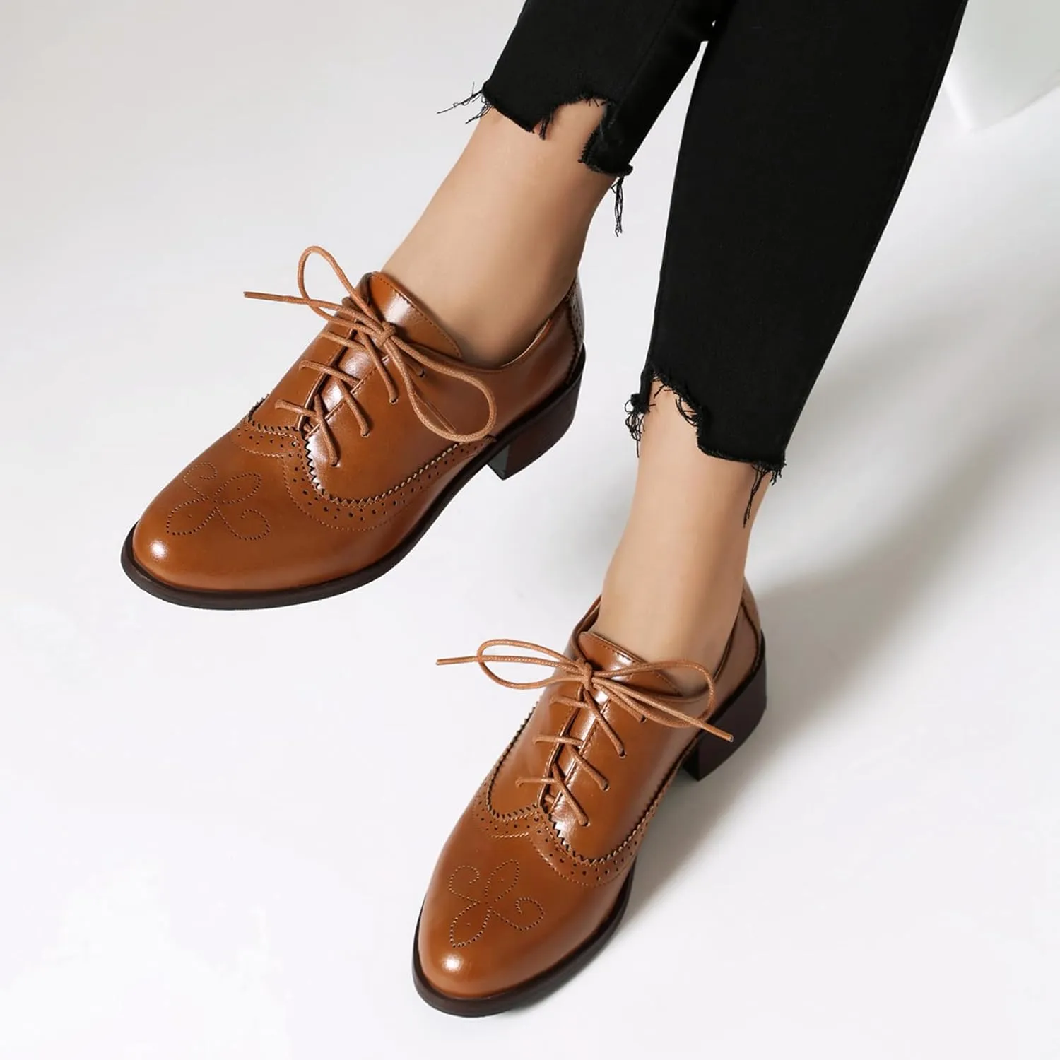 Roimaash Womens Brogues and Oxfords Unisex Shoes
