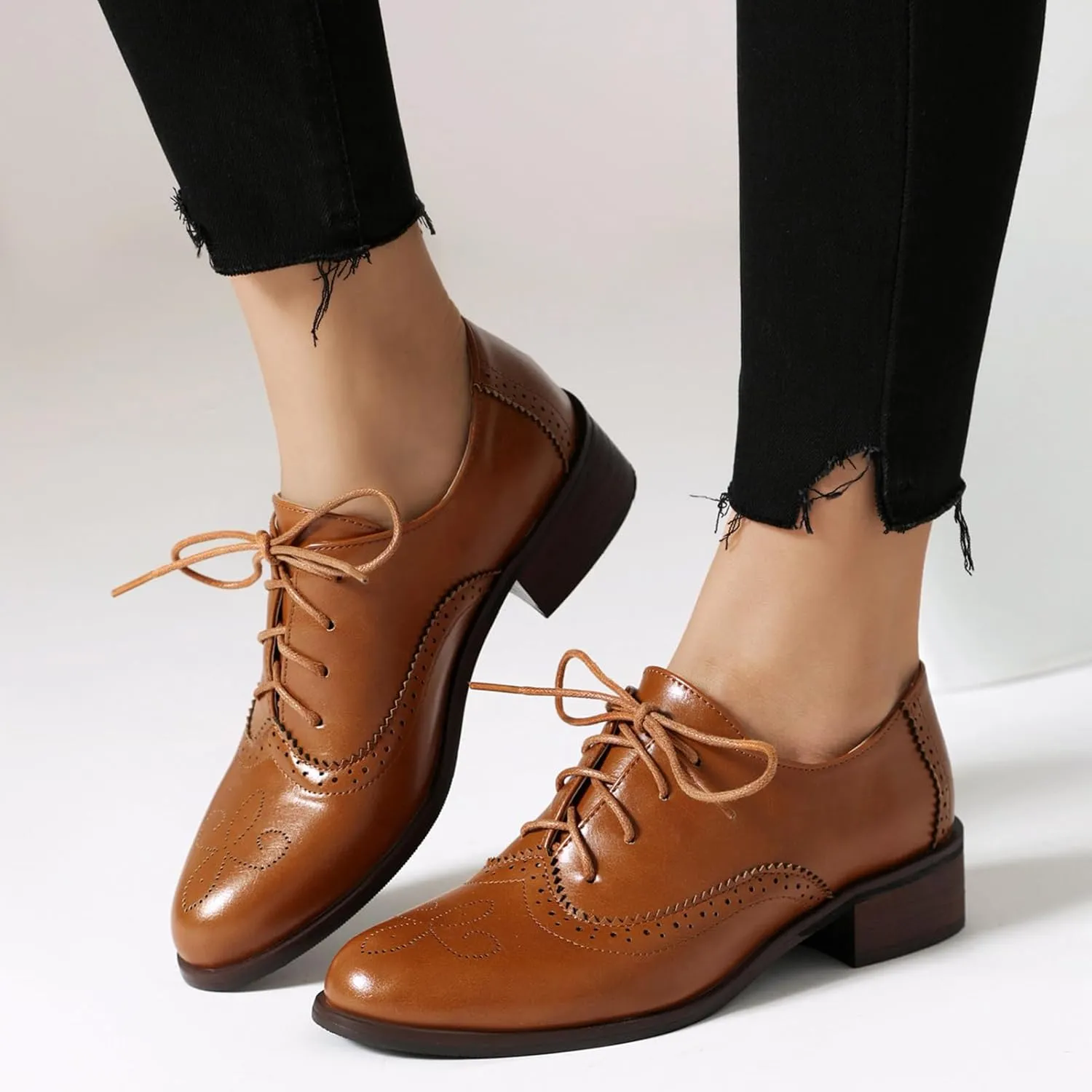 Roimaash Womens Brogues and Oxfords Unisex Shoes