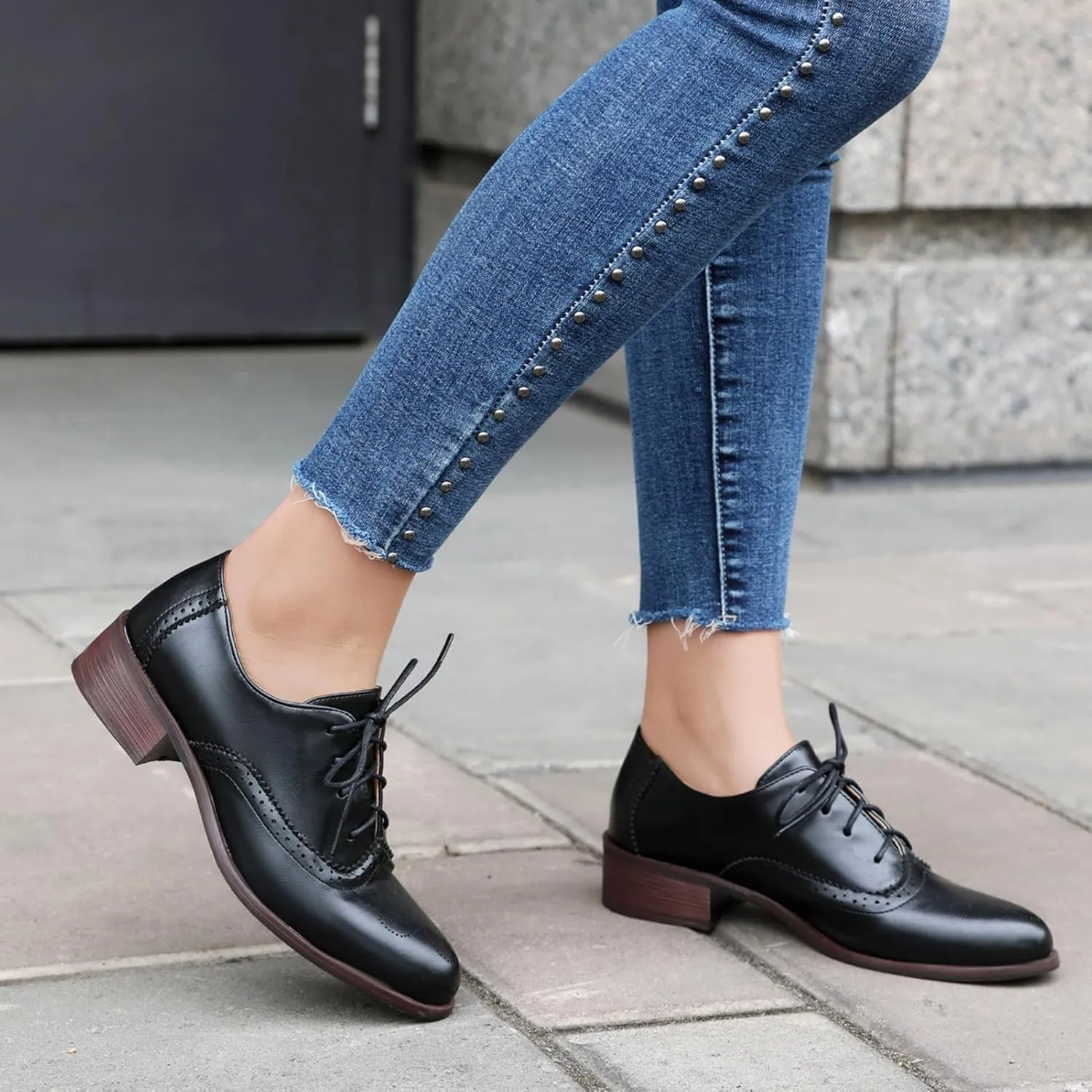 Roimaash Womens Brogues and Oxfords Unisex Shoes