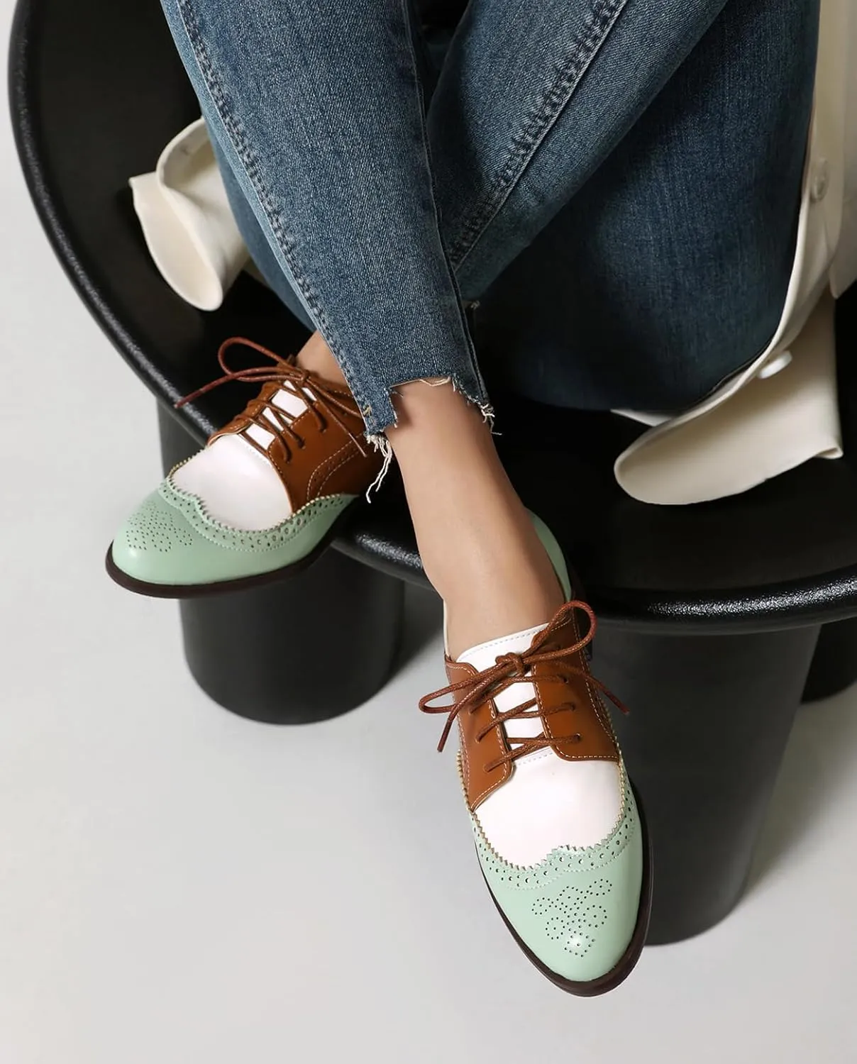 Roimaash Womens Brogues and Oxfords Unisex Shoes
