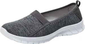 Running Shoes for Women Mesh Breathable Casual Shoes for Fall Walking Sneakers Slip on Walking Comfort Lightweight White Tennis Shoe Loafers Dress Shoe
