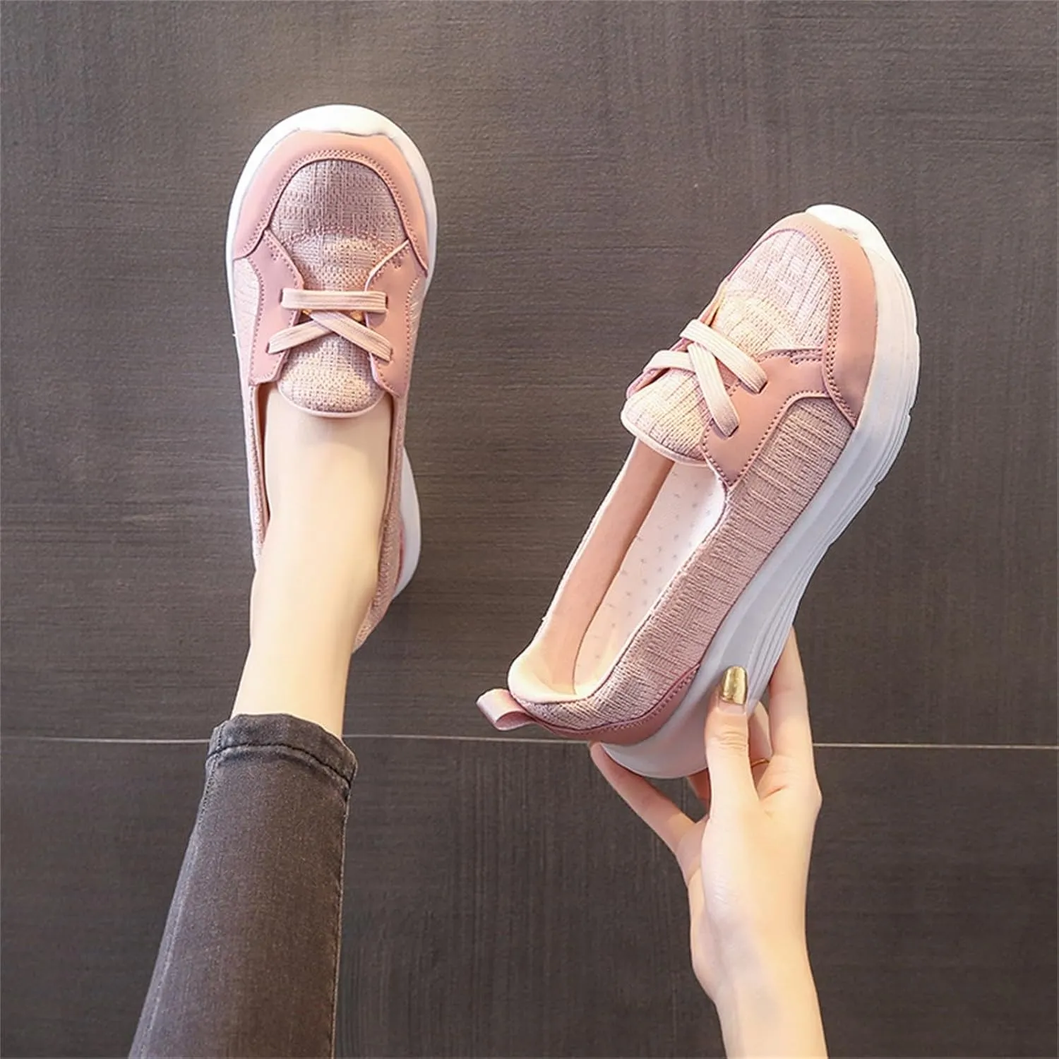 Running Shoes for Women Sports Men's Casual Dress Shoes Women Shoes Sneakers Slip on Walking Comfort Lightweight Brown Tennis Shoe Loafers Dress Shoe