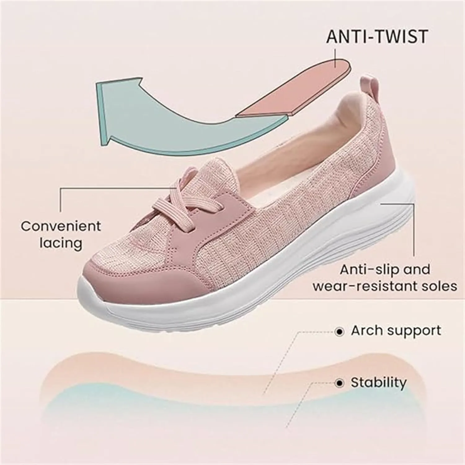 Running Shoes for Women Sports Men's Casual Dress Shoes Women Shoes Sneakers Slip on Walking Comfort Lightweight Brown Tennis Shoe Loafers Dress Shoe