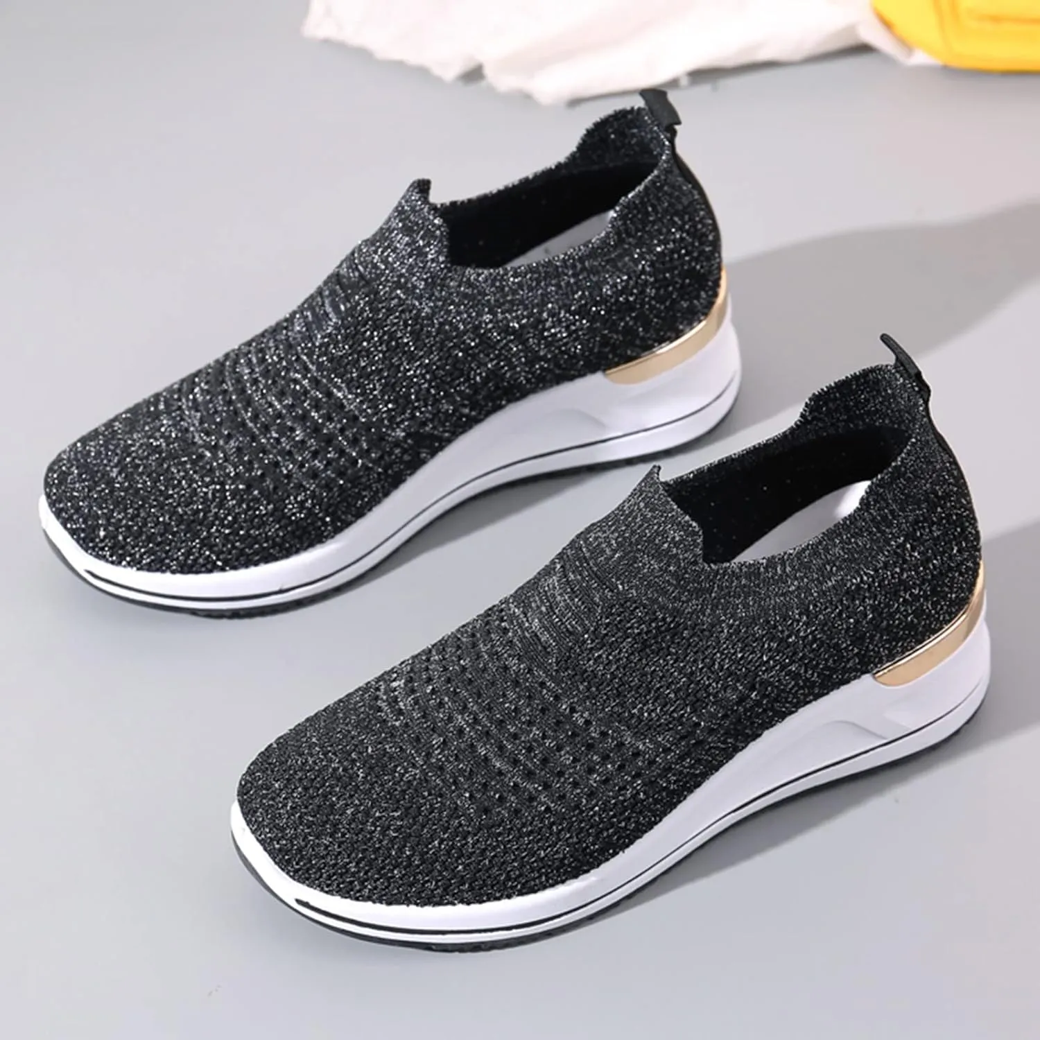Running Shoes Women Casual Lace Up Nonslip Walking Shoes Womens Shoes Fall Women's Fashion Lace Up Sneakers