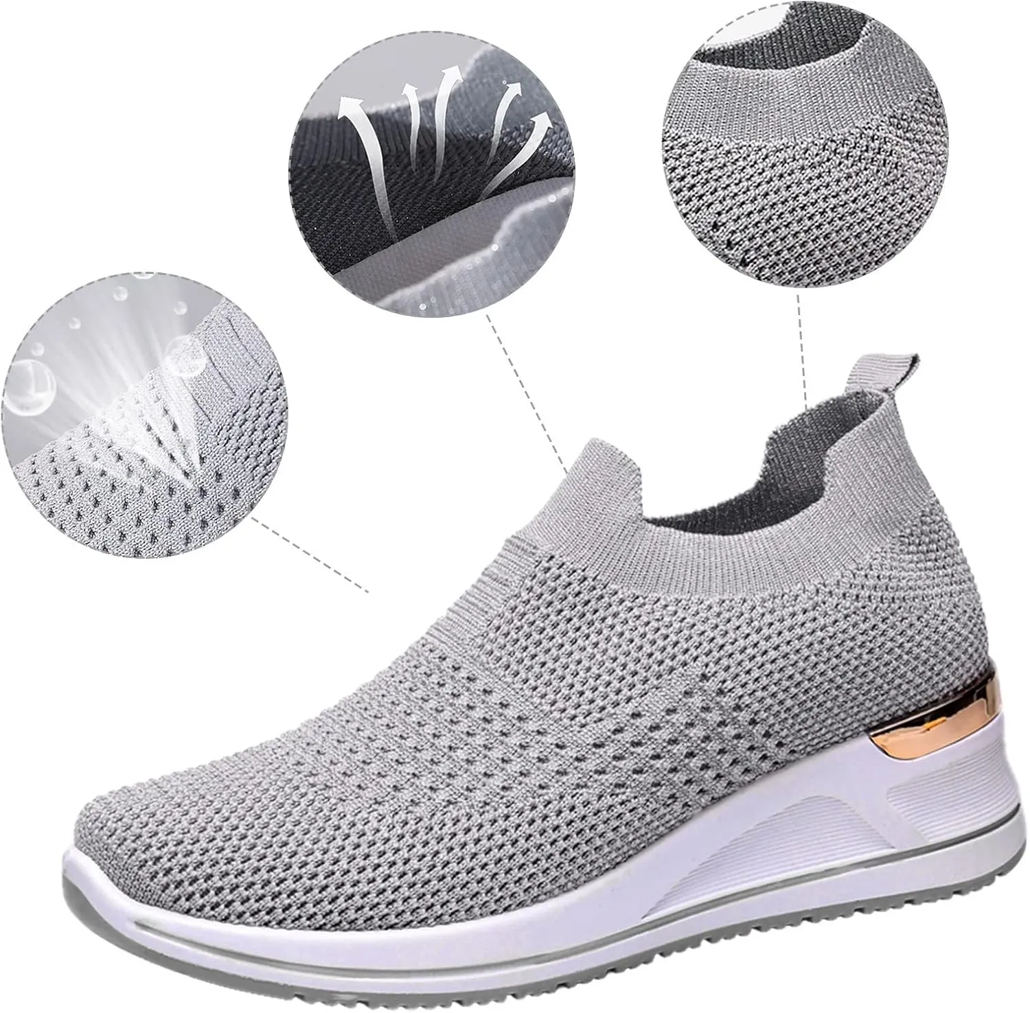 Running Shoes Women Casual Lace Up Nonslip Walking Shoes Womens Shoes Fall Women's Fashion Lace Up Sneakers
