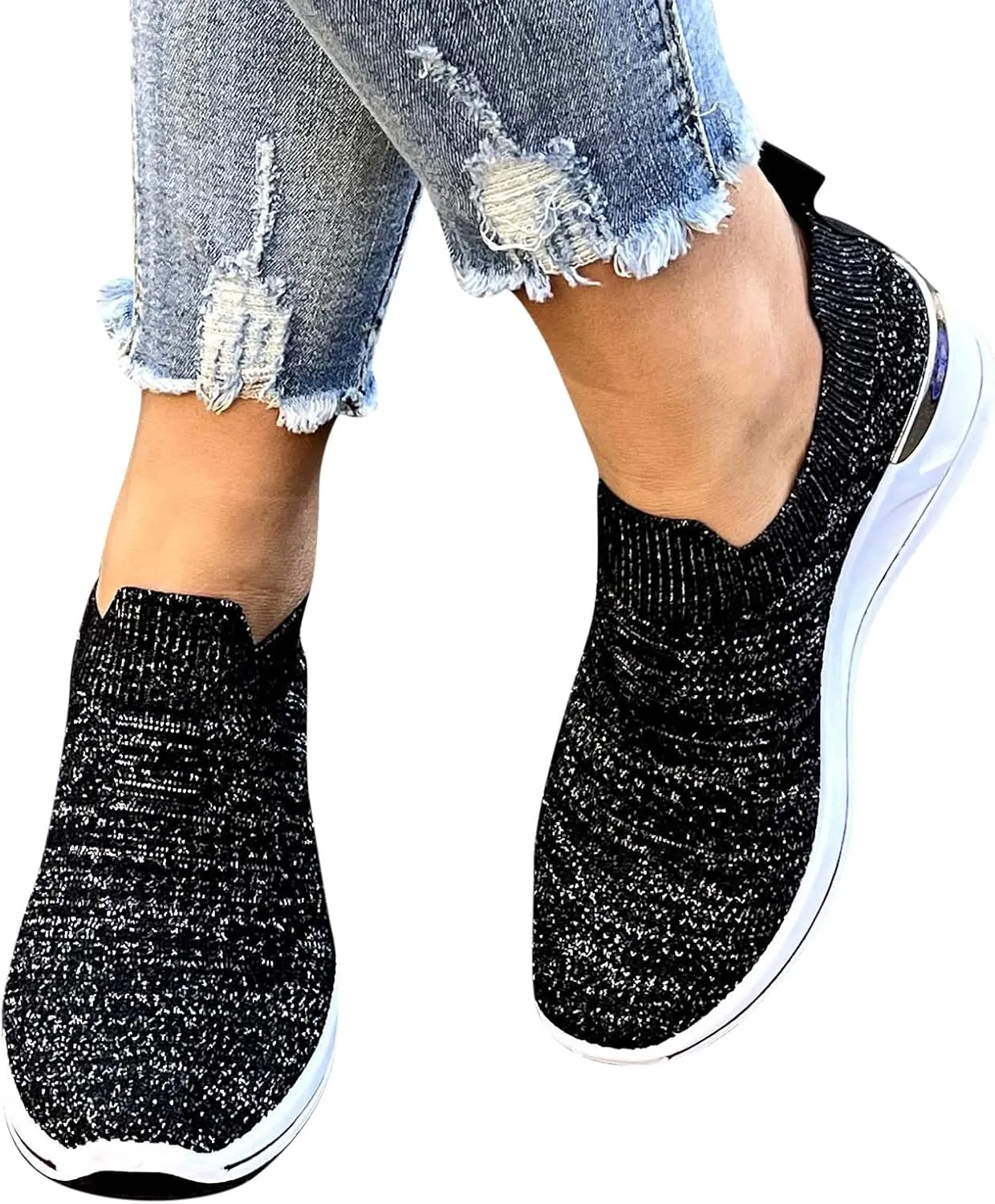 Running Shoes Women Casual Lace Up Nonslip Walking Shoes Womens Shoes Fall Women's Fashion Lace Up Sneakers