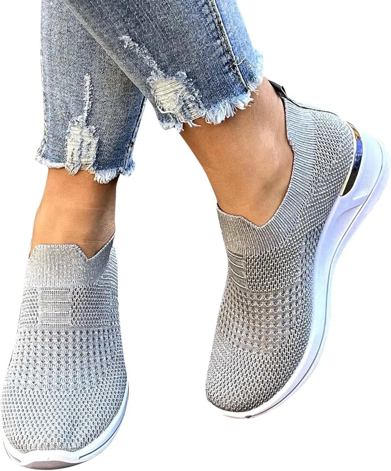 Running Shoes Women Casual Lace Up Nonslip Walking Shoes Womens Shoes Fall Women's Fashion Lace Up Sneakers
