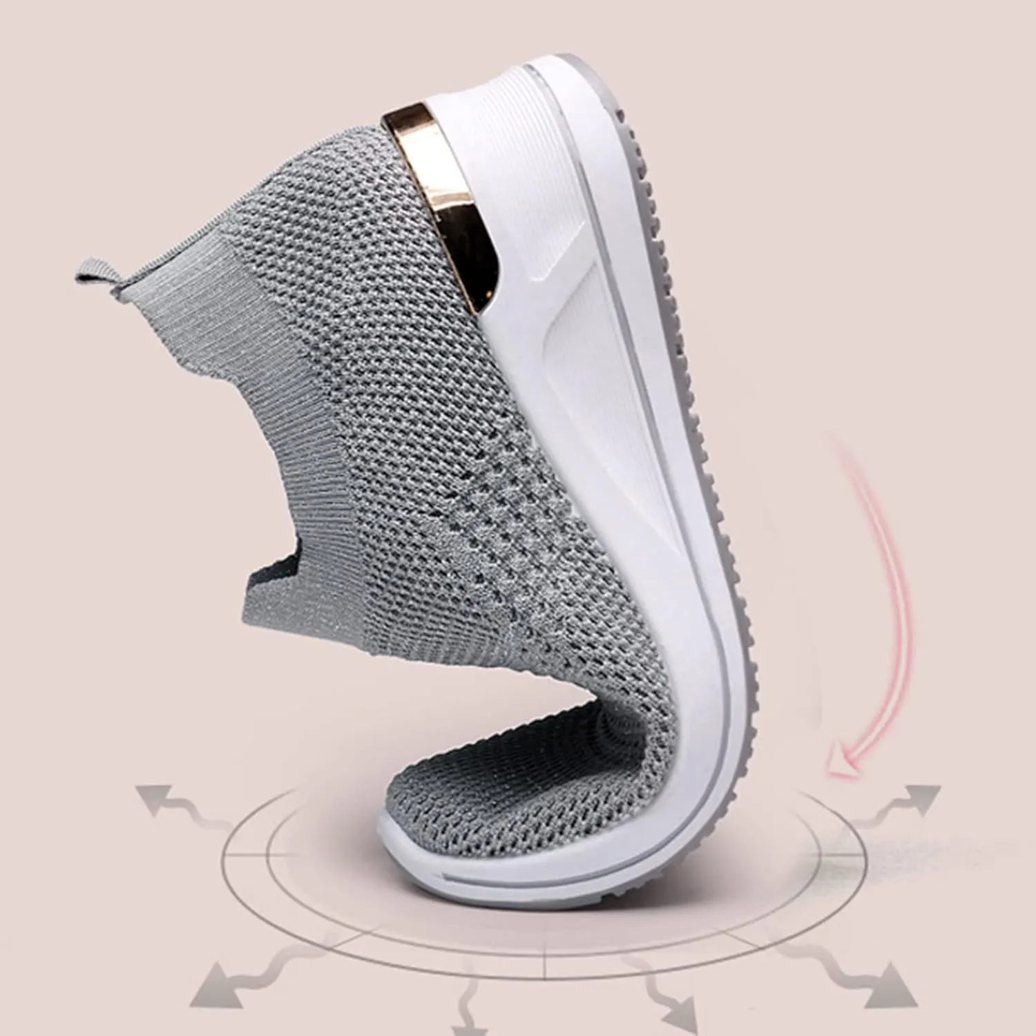 Running Shoes Women Casual Lace Up Nonslip Walking Shoes Womens Shoes Fall Women's Fashion Lace Up Sneakers