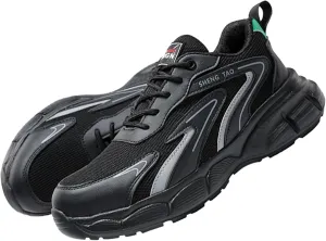 Safety Trainers for Women Men Lightweight Steel Toe Cap Trainers Work Breathable Safety Boots Non Slip Sneakers