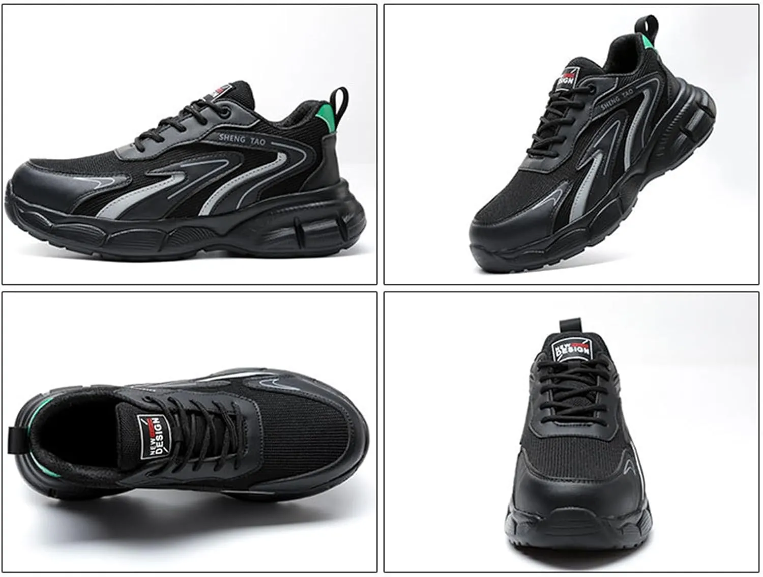 Safety Trainers for Women Men Lightweight Steel Toe Cap Trainers Work Breathable Safety Boots Non Slip Sneakers