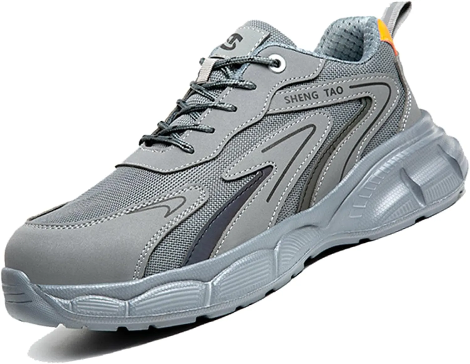 Safety Trainers for Women Men Lightweight Steel Toe Cap Trainers Work Breathable Safety Boots Non Slip Sneakers