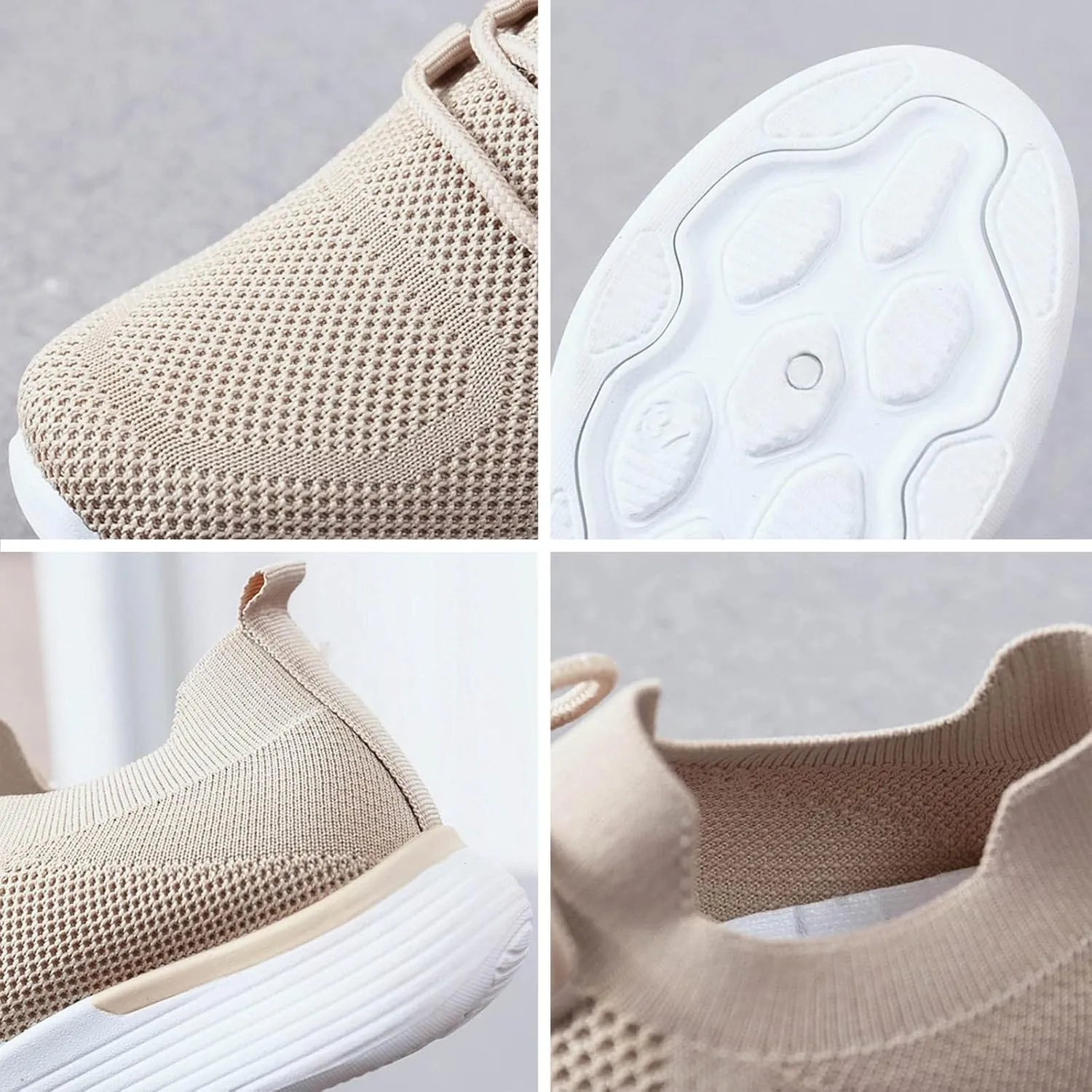 SBGMoSJ Sneakers for Women Slip Ons Size 9 Women's Slip Resistant Shoes Canvas Shoes for Women Wide Width Size 12 Womens High Top Sneakers with Zipper Athletic Shoes Women Walking Size 5.5 W