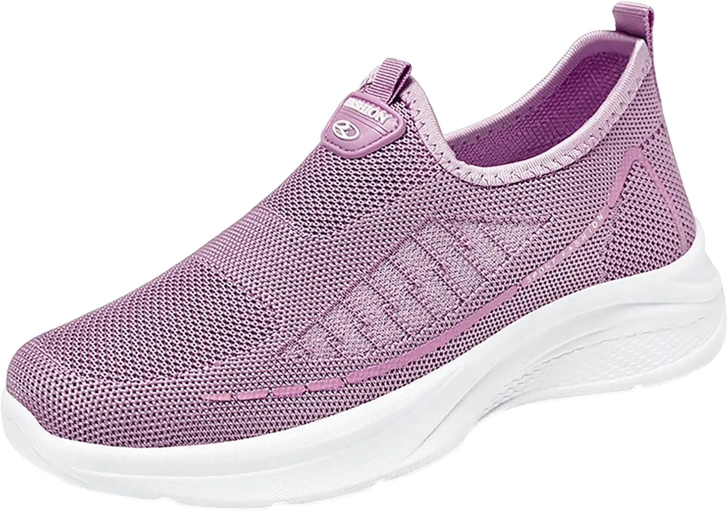 SBGMoSJ Womens High Top Side Zip Sneakers All White Slip Resistant Shoes for Women/Nurse Shoes Women's Tennis Shoes 8.5 Walking Women's Sneakers Size 8 Slip On Shoes for Women Slip Resistant