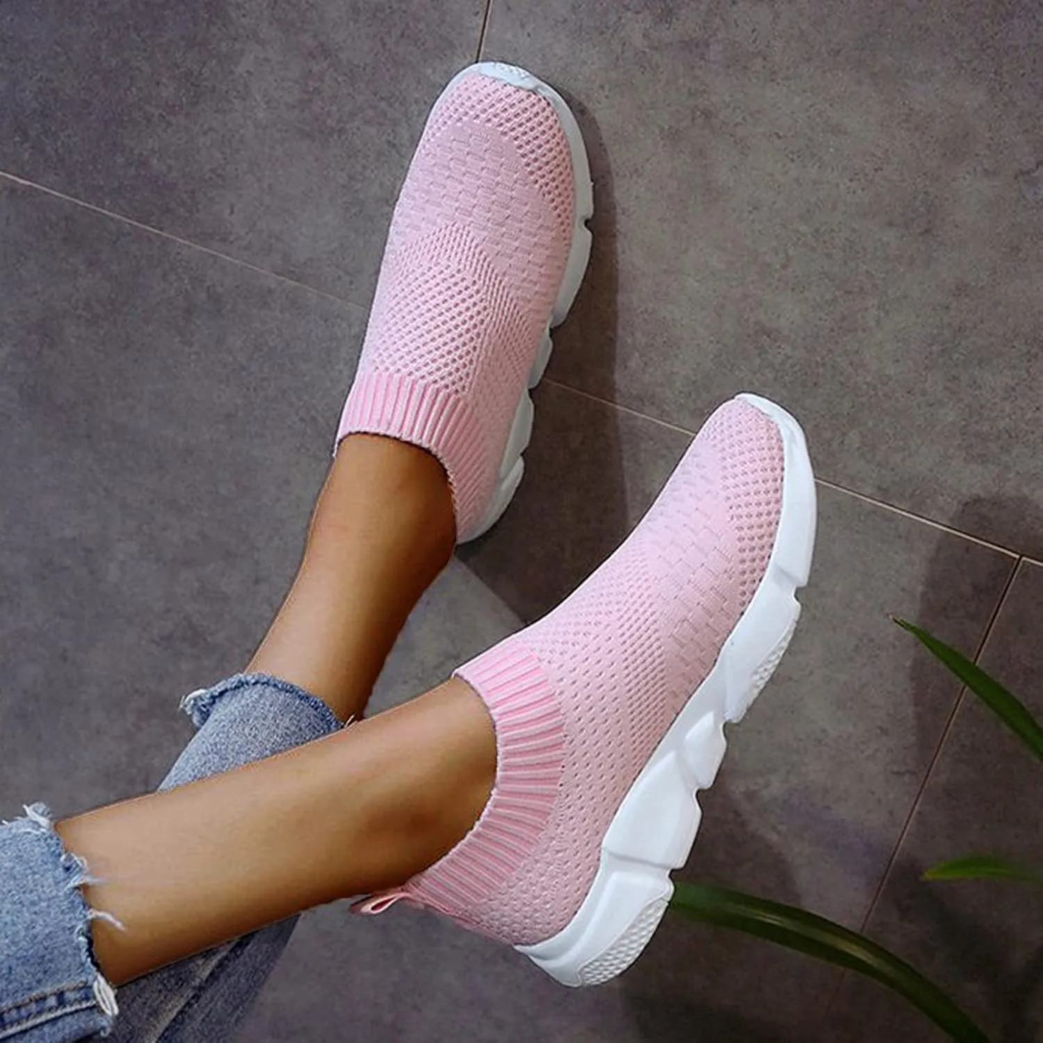 SBGMoSJ Women's Sneakers Size 9 Slip On Slip On Shoes for Women 2023 Wide Width White Canvas Tennis Shoes for Women Womens High Top Sneakers with Zipper Slip Resistant Work Shoes for Women Nurse