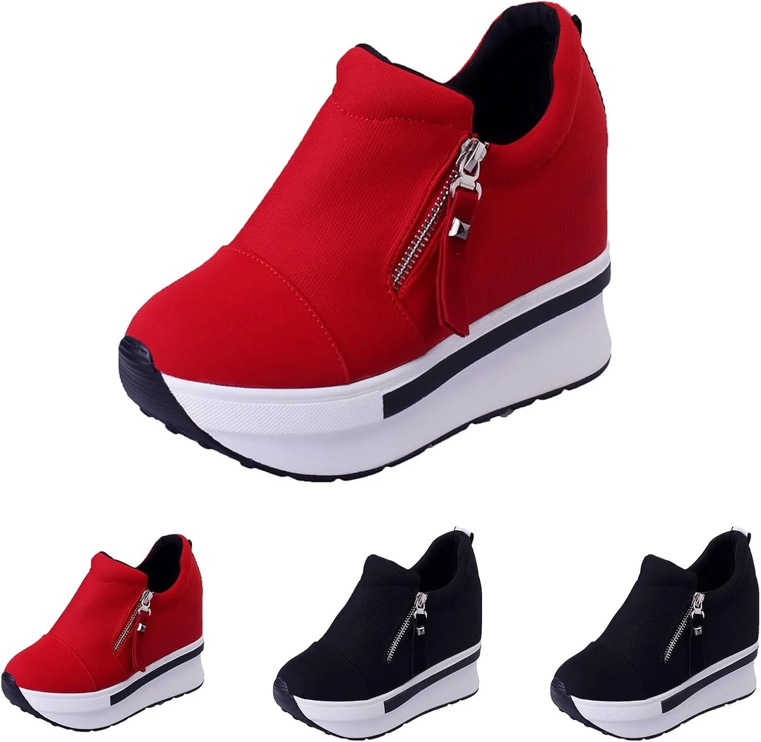 Shoes for Elderly Women Womens Walking Sneakers Low Top Casual Sneakers for Women Womens Slip on Sneakers
