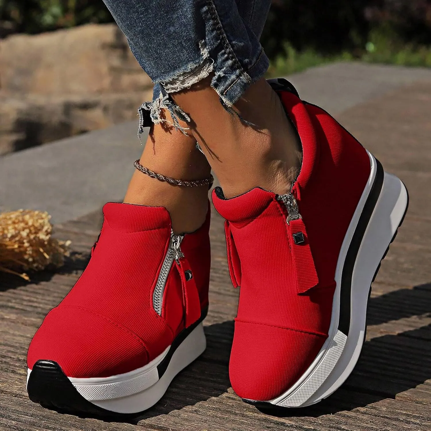 Shoes for Elderly Women Womens Walking Sneakers Low Top Casual Sneakers for Women Womens Slip on Sneakers