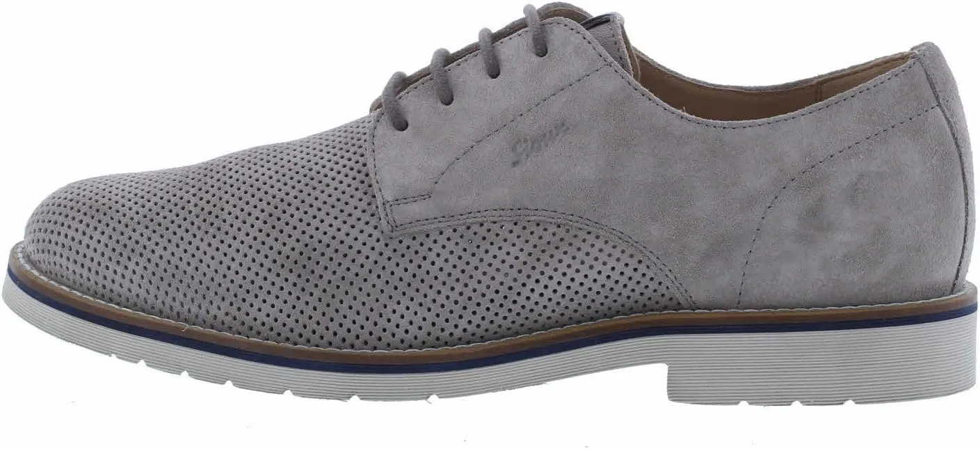 Sioux Men's Derby Oxford Flat, Cemento, 9.5