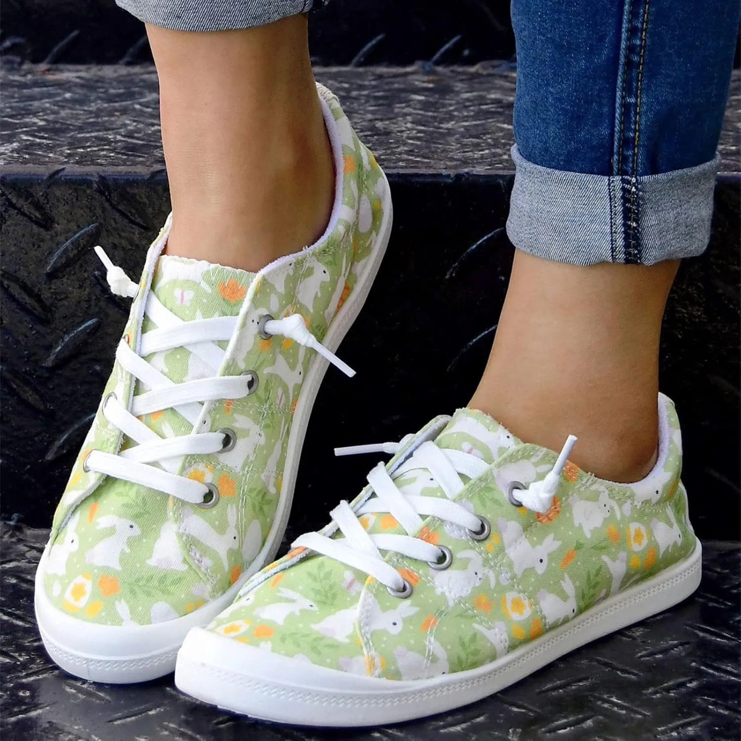Sneakers for Womens Anti-Slip Comfortable Womens Loafers Roman Pluse Size Comfortable Shoes for Women