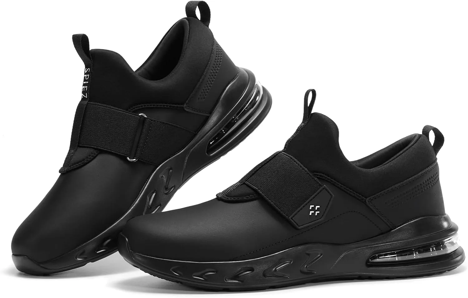 SPIEZ Non-Slip Work Shoes for Men & Women,Waterproof, Oil,Walking Sneakers, Safety Shoes with Air Cushion,for Chef, Restaurant & Hospital Staff Nursing (4.5-13.5)