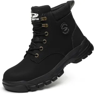 Steel Toe Work Shoes for Men Women Lightweight Comfortable Waterproof Industrial & Construction Fireproof Safety Boots